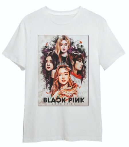 Blackpink Print 4 White T-shirt